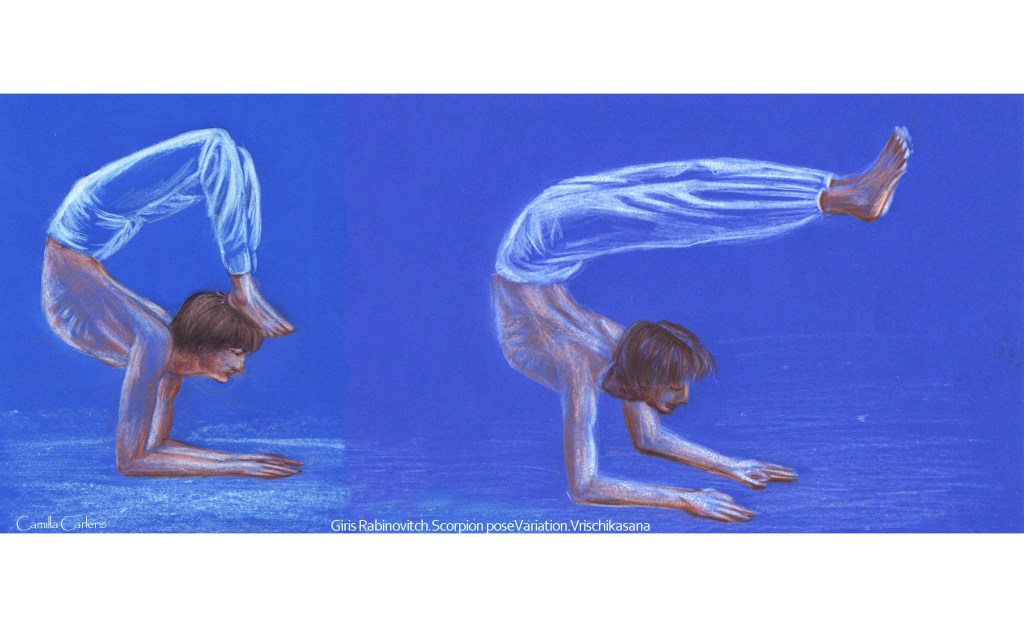 Scorpion Pose by Giris Rabinovitch