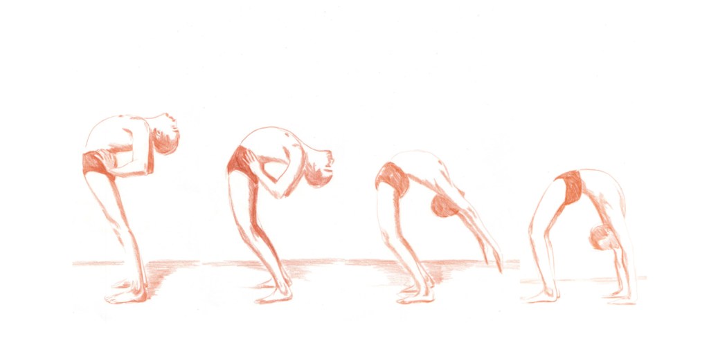 Wheel Yoga Pose (chakrasana) of BKS Iyengar and Heinz&nbsp;Grill